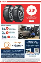 Catalogue E.Leclerc L'Auto page 2: FORFAIT GÉOMÉTRIE €58,90