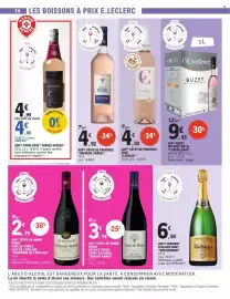 Catalogue E.Leclerc Express page 14: MAISON SINNAE Esprit du Rhône €3,74, Wolfberger Crémant d'Alsace Brut €6,50