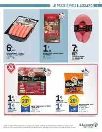 Catalogue E.Leclerc Express page 5: Saint Azay Bacon Fumé €1,38, SCHNEIDER Allumettes de lardons fumés €1,99
