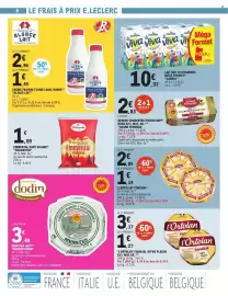 Catalogue E.Leclerc Express page 8: ALSACE LAIT Crème fraîche fluide €2,90, Valmartin Emmenthal €1,69