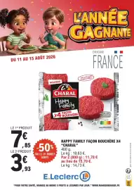 Catalogue E.Leclerc page 8: Charal Happy family façon bouchère x4 €11,78