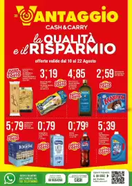 Volantino Vantaggio Cash&Carry Pagina 1: Pepsi Cola Pet €0,80, Arborea latte p.s. €0,79