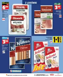 Topaz gazetka tydzień 33 Strona 17: Kiełbasa myśliwska z szynki Olewnik €6,99, Boczek surowy wędzony Sokołów €3,49