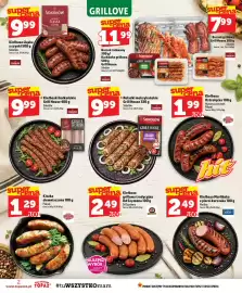 Topaz gazetka tydzień 33 Strona 2: Kiełbasa śląska z szynki Sokołów €9,99, Boczek rolowany Grill House Sokołów €11,99