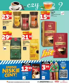 Topaz gazetka tydzień 33 Strona 25: Kawa rozpuszczalna Eduscho Intense €23,99, Kawa mielona Eduscho Family €21,99