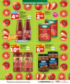 Topaz gazetka tydzień 33 Strona 29: Passata klasyczna Dawtona €4,99, Pomidory całe Delsato €2,49