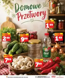 Topaz gazetka tydzień 33 Strona 31: Słój z wieczkiem 6-pak €9,99, Ocet spirytusowy Spiżarnia Dworska €1,99