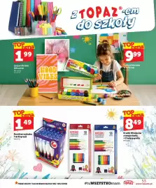 Topaz gazetka tydzień 33 Strona 53: Zeszyt A5 linia 60 kartek €1,99, Korektor w pisaku Keyroad €1,49