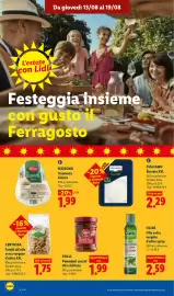 Volantino Lidl settimana 33 Pagina 10: Milbona Scamorza Bianca €1,99