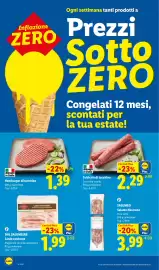 Volantino Lidl settimana 33 Pagina 14: Salumeo Salame Nostrano €3,99, Hamburger Di Tacchino €1,39