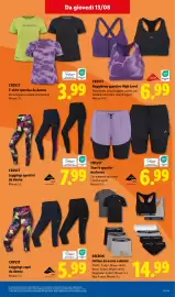 Volantino Lidl settimana 33 Pagina 27: CRIVIT T-shirt sportiva da donna €3,99, CRIVIT Reggiseno sportivo “High Level” €6,99