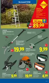 Volantino Lidl settimana 33 Pagina 33: PARKSIDE Coglifrutta telescopico €9,99, PARKSIDE Scala pieghevole multifunzione €89,00