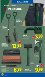 Volantino Lidl settimana 33 Pagina 34: PARKSIDE Pietra affilacoltelli e forbici 2 in 1 €6,99, PARKSIDE €3,99