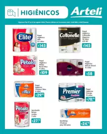 Folleto Arteli Página 16: Selecto Brand Papel Higiénico €58,00, Pétalo Rendi Max €109,00