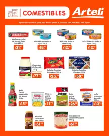 Folleto Arteli Página 6: Galletas Crackets Gamesa €25,90, Atún Nair €12,50