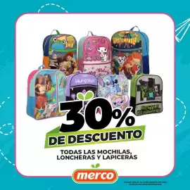 Folleto Merco Página 2: Merco todas las mochilas loncheras y lapiceras