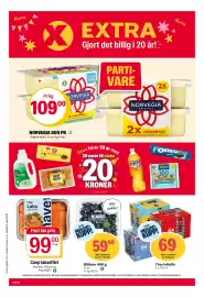 Coop Extra kundeavis uke 33 Side 1: NORVEGIA DUO PK €109,00, Coop laksefilet €99,00