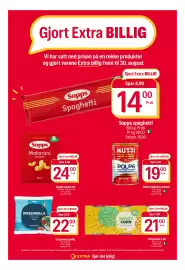 Coop Extra kundeavis uke 33 Side 14: Sopps spaghetti €14,00, Sopps makaroni €24,00