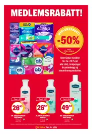 Coop Extra kundeavis uke 33 Side 30: DR. GREVE INTIMVASK SENSITIV €26,90, DR. GREVE INTIMVASK PARFYMEFRI €49,90