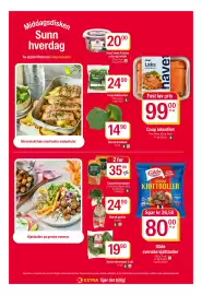 Coop Extra kundeavis uke 33 Side 7: Coop laksefilet €99,00, Coop sukkererter €24,90
