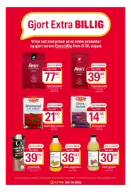 Coop Extra kundeavis uke 33 Side 9: FRIELE FROKOSTKAFFE €39,90, Regal fullkorn hvetemel €21,00