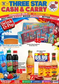 Three Star Cash and Carry catalogue week 32 Page 4: Drink-O-Pop Powdered Drink Assorted €48,99