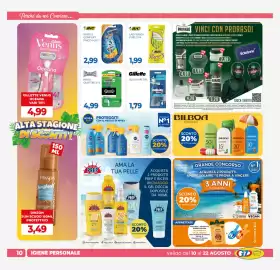 Volantino GeD Shopping Pagina 10: Wilkinson Sword Rasoi Quattro €4,99, Gillette Blue II €1,79