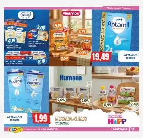 Volantino GeD Shopping Pagina 16: Aptamil 3/4 €1,99, Mellin crema vari gusti €4,19