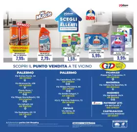 Volantino GeD Shopping Pagina 18: Mr Muscle sciogli capelli €2,79, Duck Fresh Discs €5,99