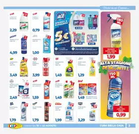Volantino GeD Shopping Pagina 3: Salviette Napisan €2,49, Strabilia Veloce Mobili €1,79