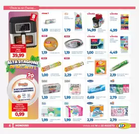 Volantino GeD Shopping Pagina 6: Pura asciugatutto king carta cucina €1,99, BulkySoft Fazzoletti €0,69