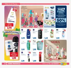 Volantino GeD Shopping Pagina 8: Doccia Vidal €1,00, Fluido di Sapone Sapone Liquido €1,99