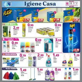 Volantino Irys Pagina 2: Dual Power Vetri e superfici €1,49, Glade Touch&Fresh base + ricarica €3,59