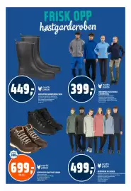 Coop Obs kundeavis uke 33 Side 22: NORTHPEAK FLEECEJAKKE STRANDAFJELL €399,00, NORTHPEAK GUMMISTØVEL SKOG €449,00