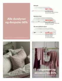Kid Interiør kundeavis uke 33 Side 3: Emma helårs dundyne €1.750,00, Loungewear og accessories