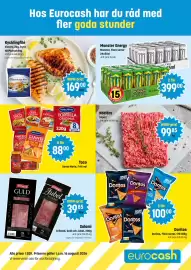 Eurocash kundeavis uke 33 Side 1: Monster Energy €399,00, Kycklingfilé €169,00