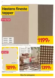 Rusta kundeavis uke 33 Side 4: Teppe Elin €1.299,00, Teppe Susanna €1.399,00
