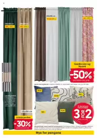 Rusta kundeavis uke 33 Side 8: Alle putetrekk, puter med fyll og innerputer, Gardin Linn og Noomi €199,00