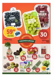 Coop Mega kundeavis uke 33 Side 7: Blåbær €59,90, Røde/grønne druer €30,00