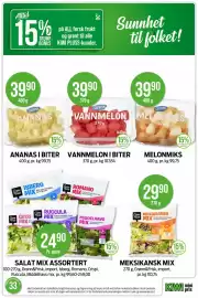 Kiwi kundeavis uke 33 Side 18: VANNMELON I BITER €39,90, SALAT MIX ASSORTERT €24,90