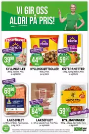 Kiwi kundeavis uke 33 Side 8: KYLLINGFILET €39,90, LAKSEFILET €84,90