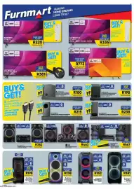 Furnmart catalogue Page 6: Skyworth 65" QLED Ultra HD TV €12.999,00, SKYWORTH HIFI BOOM SPEAKER SYSTEM €567,00