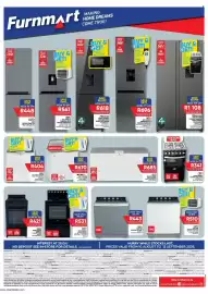 Furnmart catalogue Page 8: FM Freestanding 4-Burner Gas Stove €4.799,00, DEFY ECO CHEST FREEZER €404,00