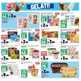 Volantino Iper La Grande Pagina 11: Gelati gusti assortiti Häagen-Dazs €3,49, Gelato Barattolino Delizioso €2,99