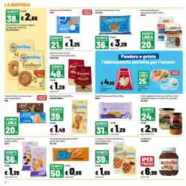 Volantino Iper La Grande Pagina 14: Nastrine Mulino Bianco €1,49, Plumcake con una goccia di miele Mr. Day €0,89