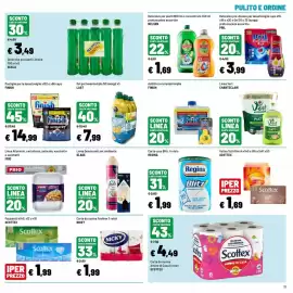 Volantino Iper La Grande Pagina 31: Additivi cura lavastoviglie Finish, Detersivo per piatti Nelson €1,69