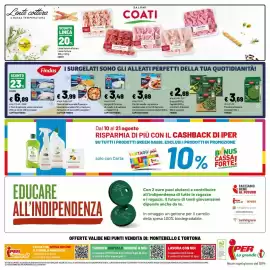 Volantino Iper La Grande Pagina 41: Filetti di platessa alla Mugnaia o impanata Findus €3,99