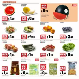 Volantino Iper La Grande Pagina 6: Zucchine €1,19, Iceberg Buongiorno Freschezza €0,99