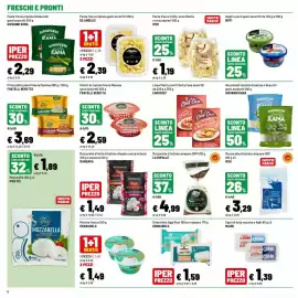 Volantino Iper La Grande Pagina 8: Mozzarella di bufala campana DOP La Bufalat €4,99