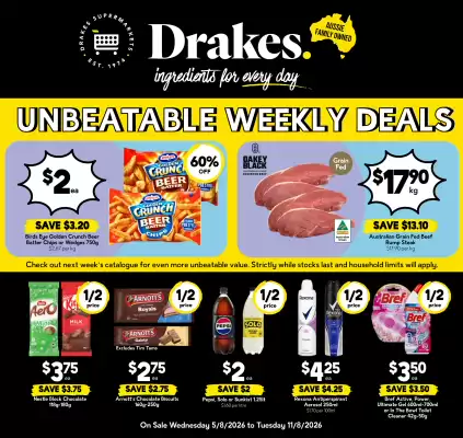 Drakes (valid until 11-08)